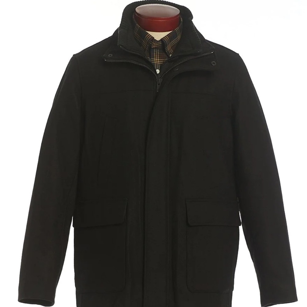 Roundtree & Yorke Long Wool Blend Coat